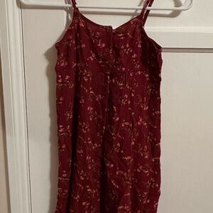 Gap Large Kids Floral Spaghetti Strap Dress